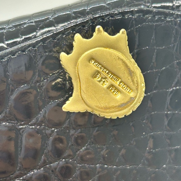 Barry Kieselstein Cord Vintage Black Alligator Small Trophy Bag - Picture 13 of 14